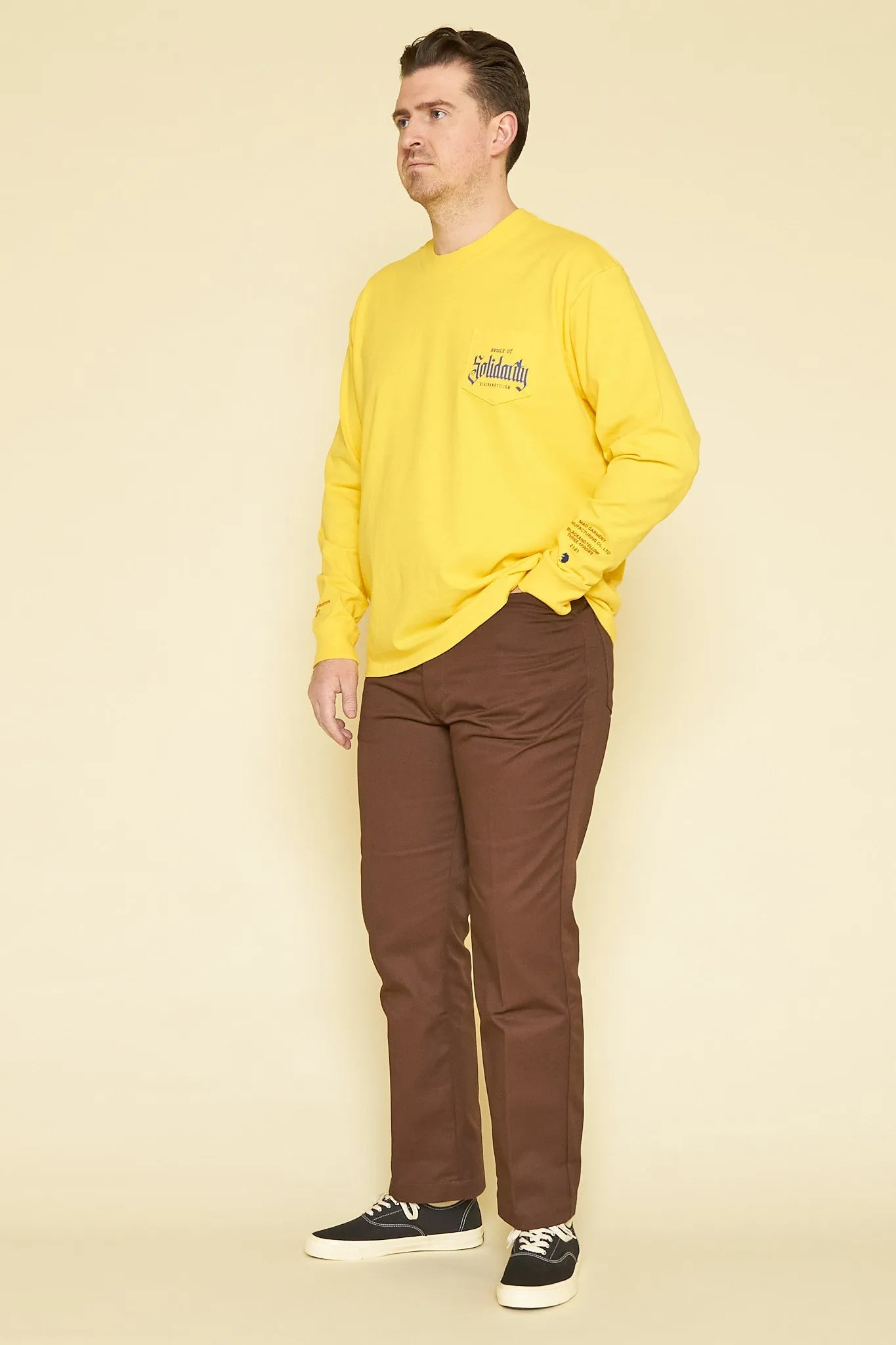 Rats Solidarity Pocket Long Sleeve - Yellow