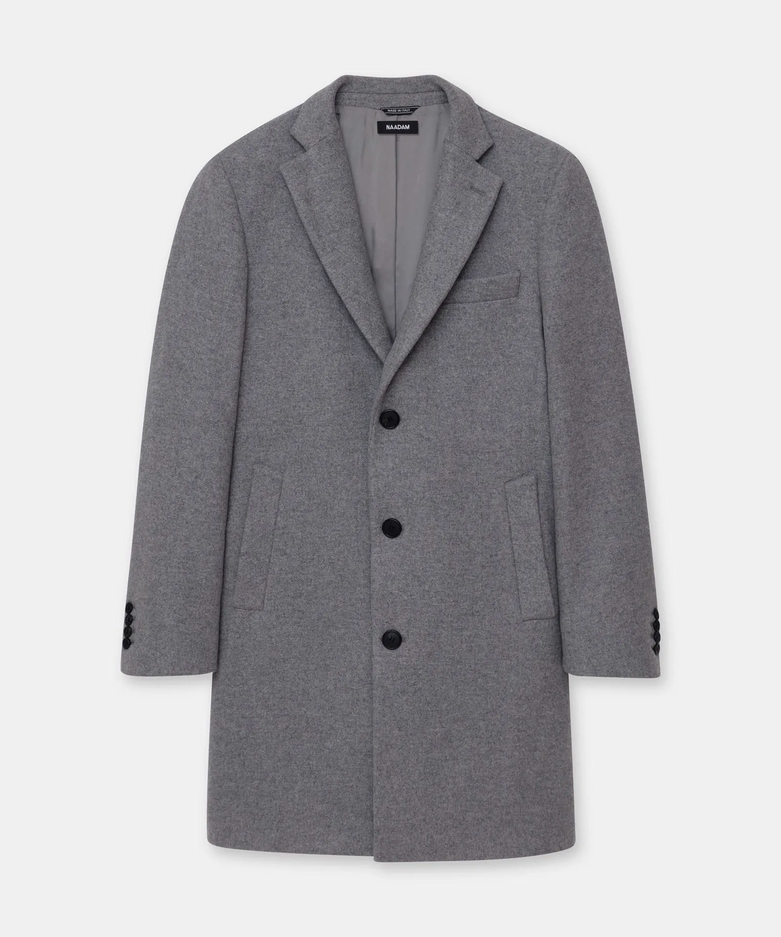 Reclaimed Cashmere Tailored Coat