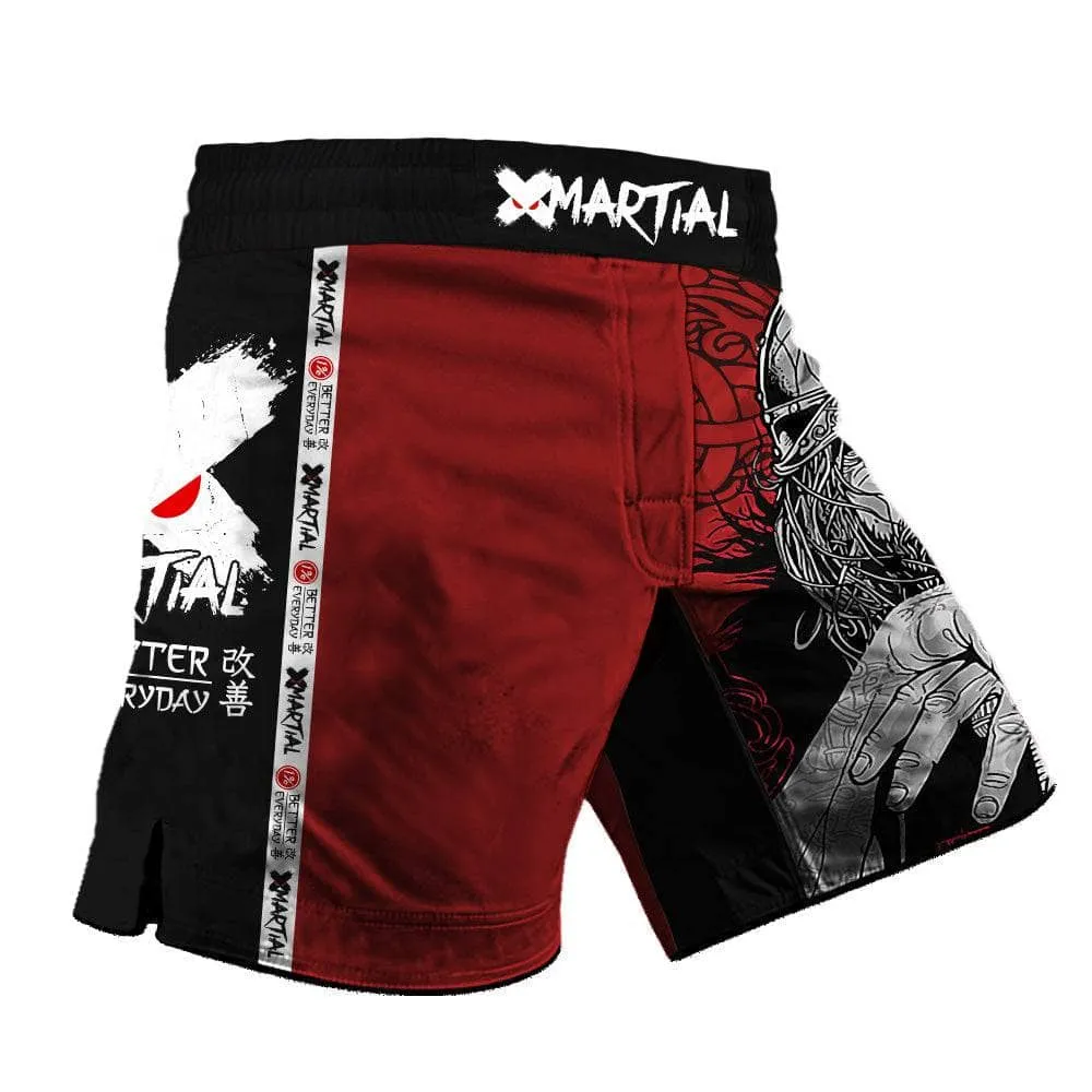 Red Viking 2.0 Hybrid BJJ/MMA Shorts