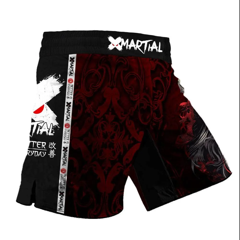 Red Viking 2.0 Hybrid BJJ/MMA Shorts