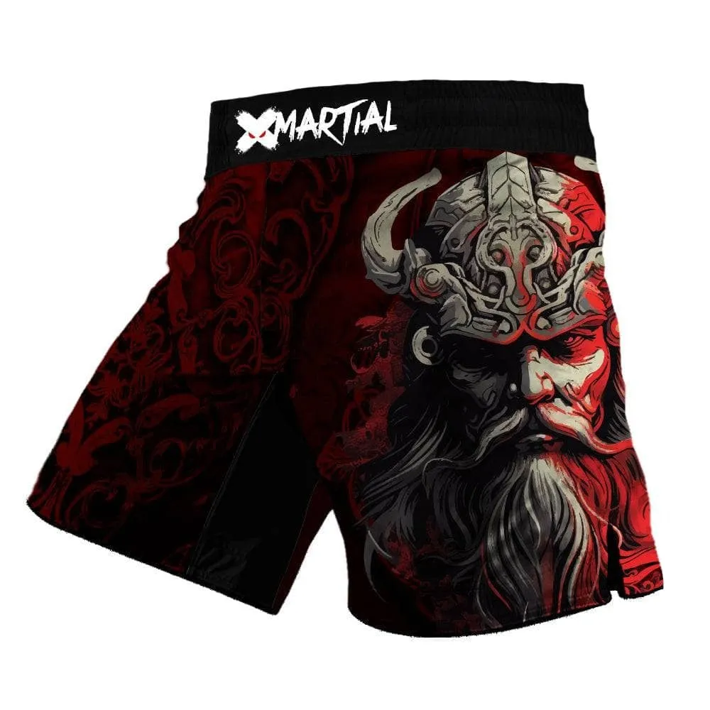 Red Viking 2.0 Hybrid BJJ/MMA Shorts