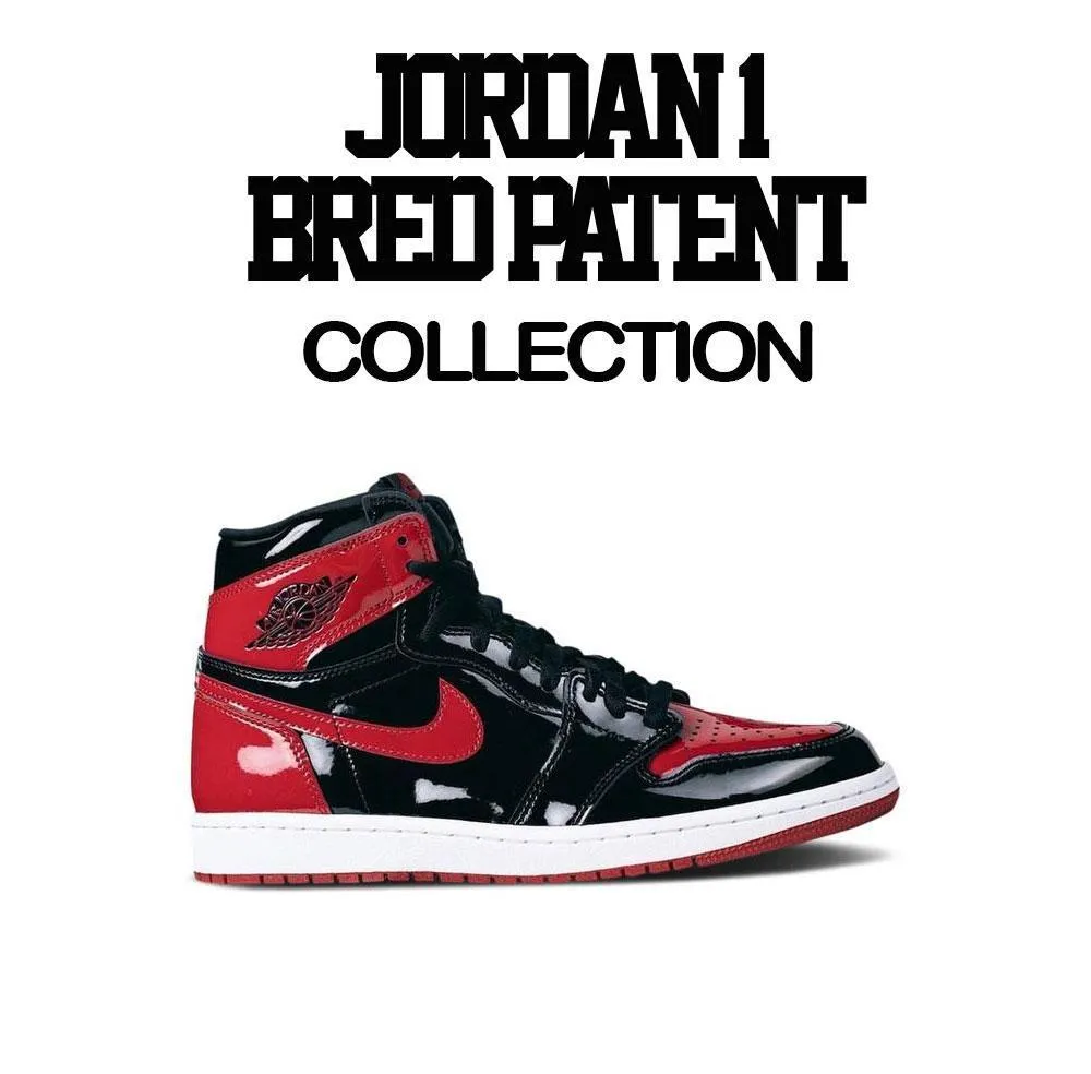 Retro 1 Bred Patent Love Kicks Shirt