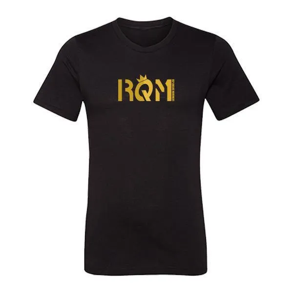 RQM Golden Signature Tee - Black