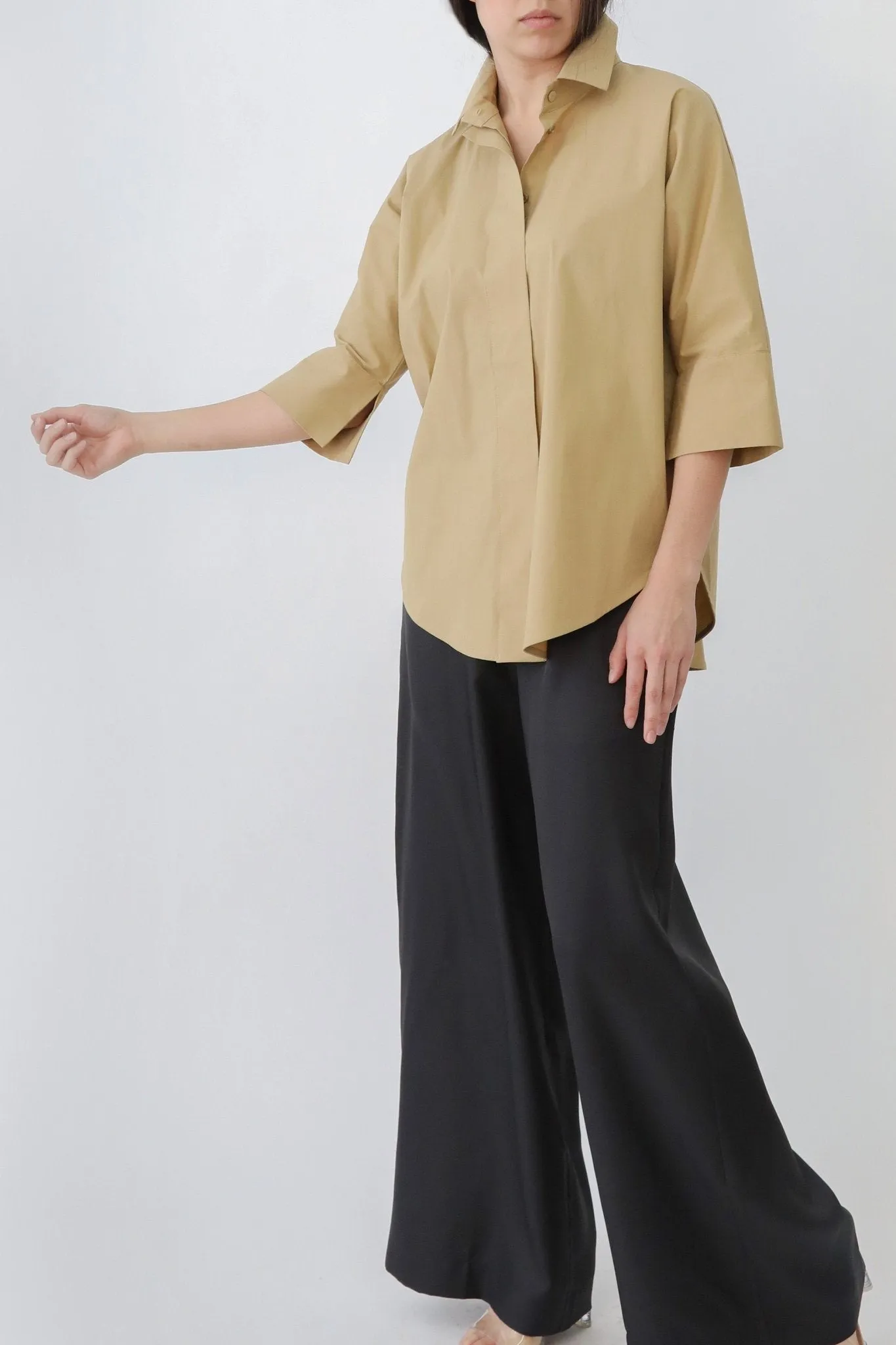 SAHANA DOLMAN SHIRT IN COTTON POPLIN