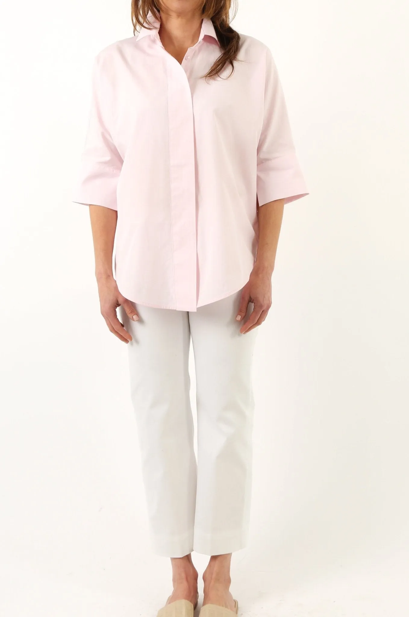 SAHANA DOLMAN SHIRT IN COTTON POPLIN