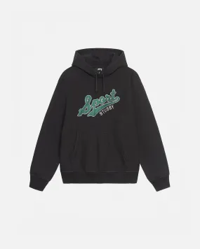 SATIN PATCH OVERSIZED HOODIE