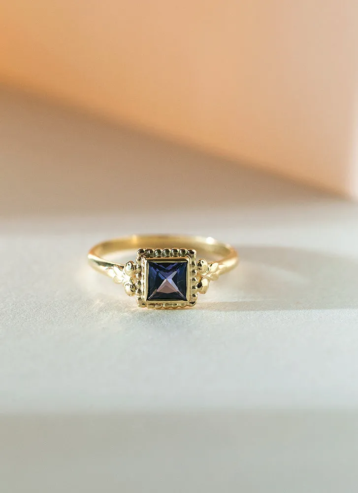 Senda tanzanite ring 14k gold