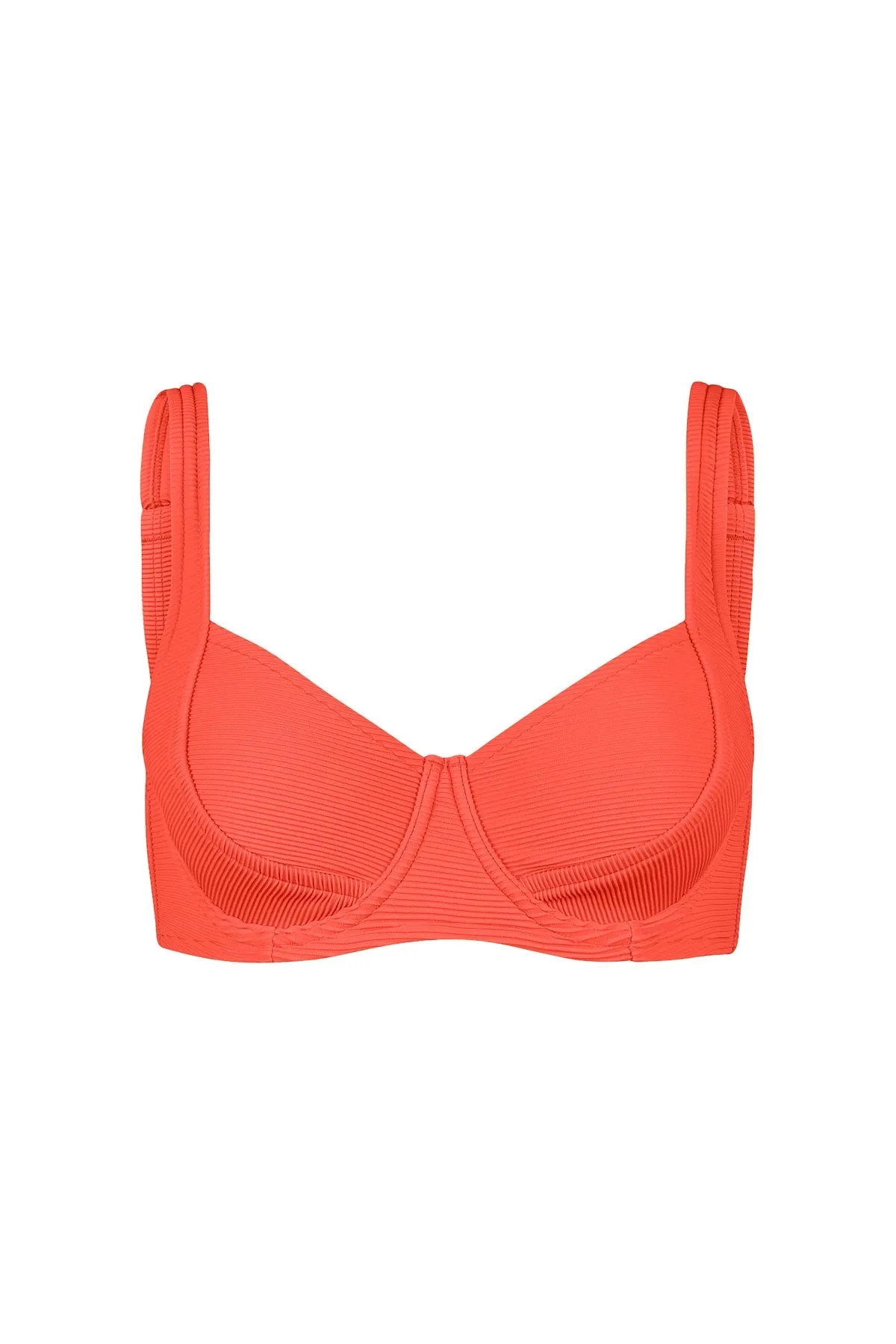 Signature Bra Cup Top - Chilli