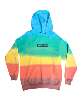 Size M - Palm Angels Rainbow Tie Dye Hoodie