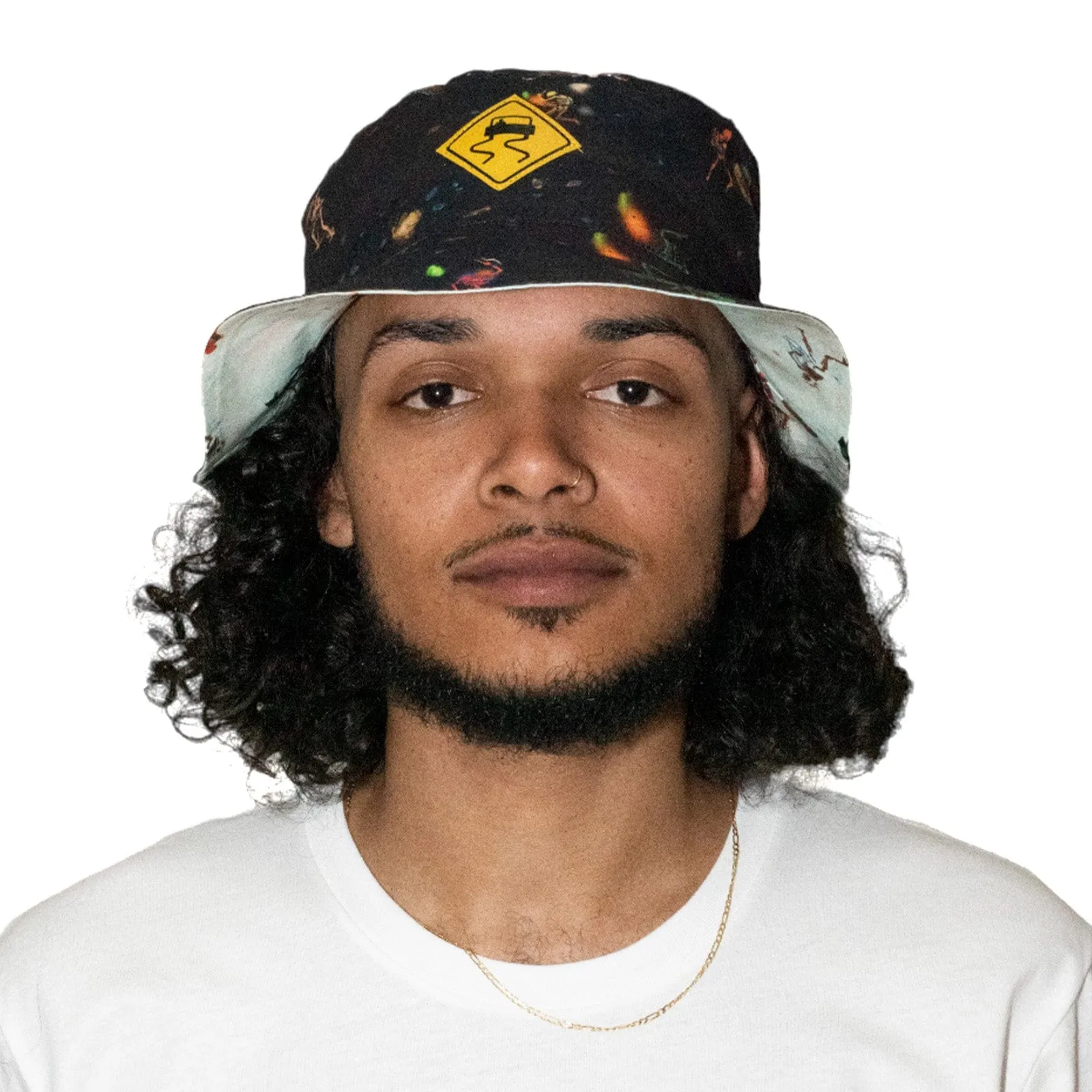 SKIDZ x Mickey Hart Psychopomp Reversible Bucket Hat