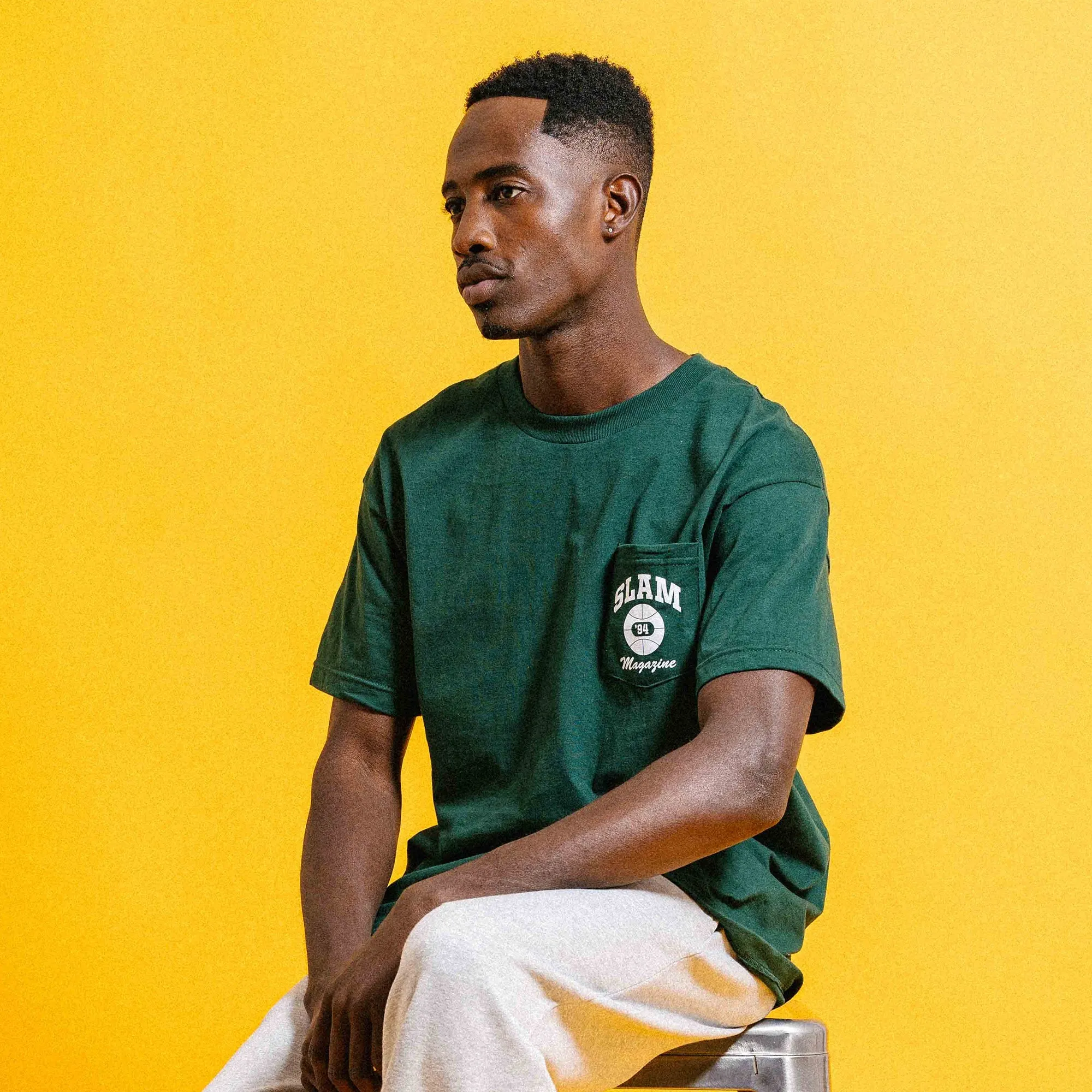 SLAM Retro Logo Pocket Tee