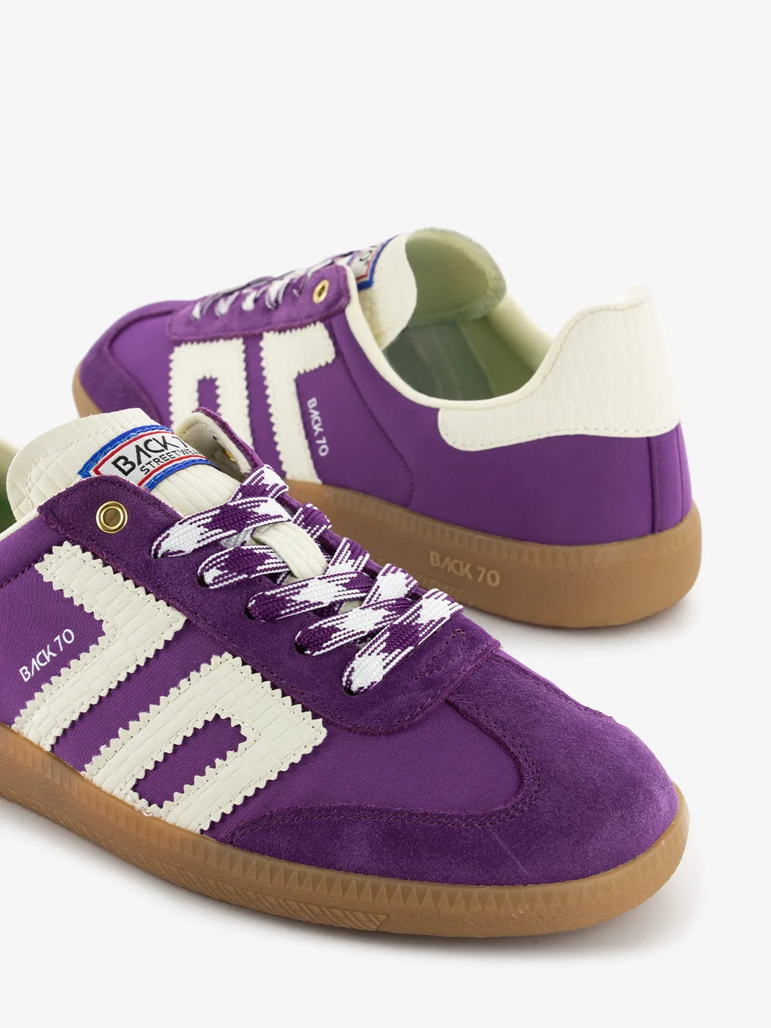 Sneakers Ghost 18 purple suede / milk