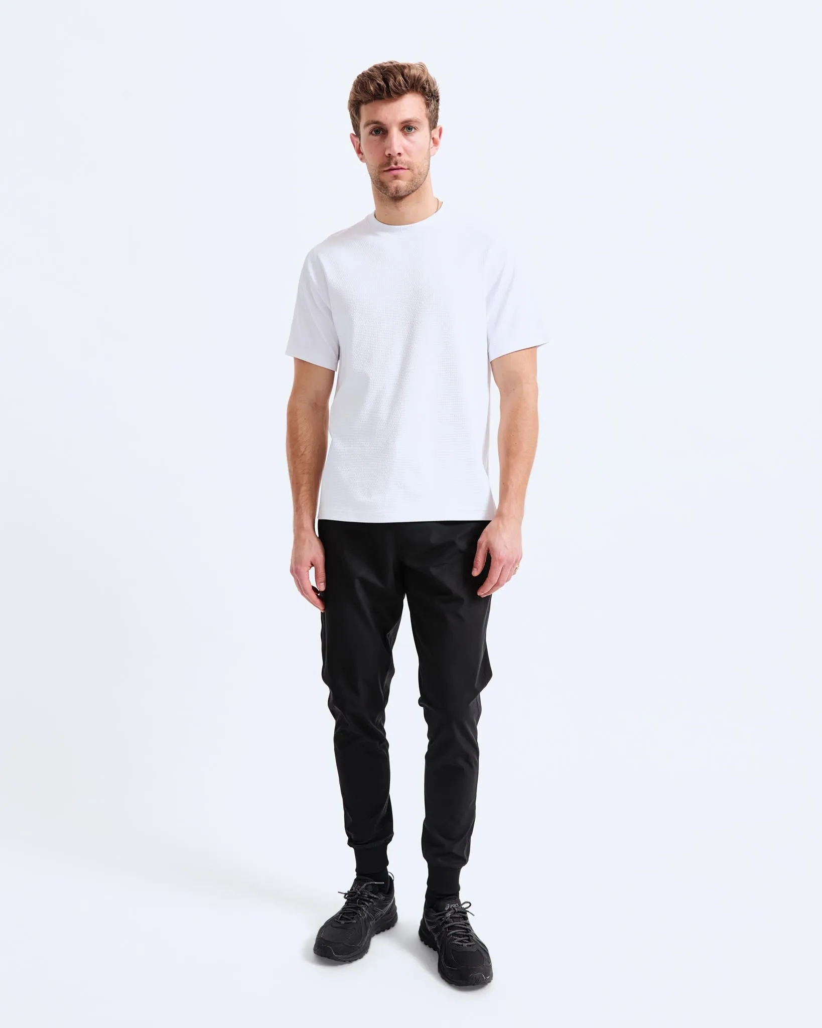 Stretch Warp Knit Coach's Slim Jogger