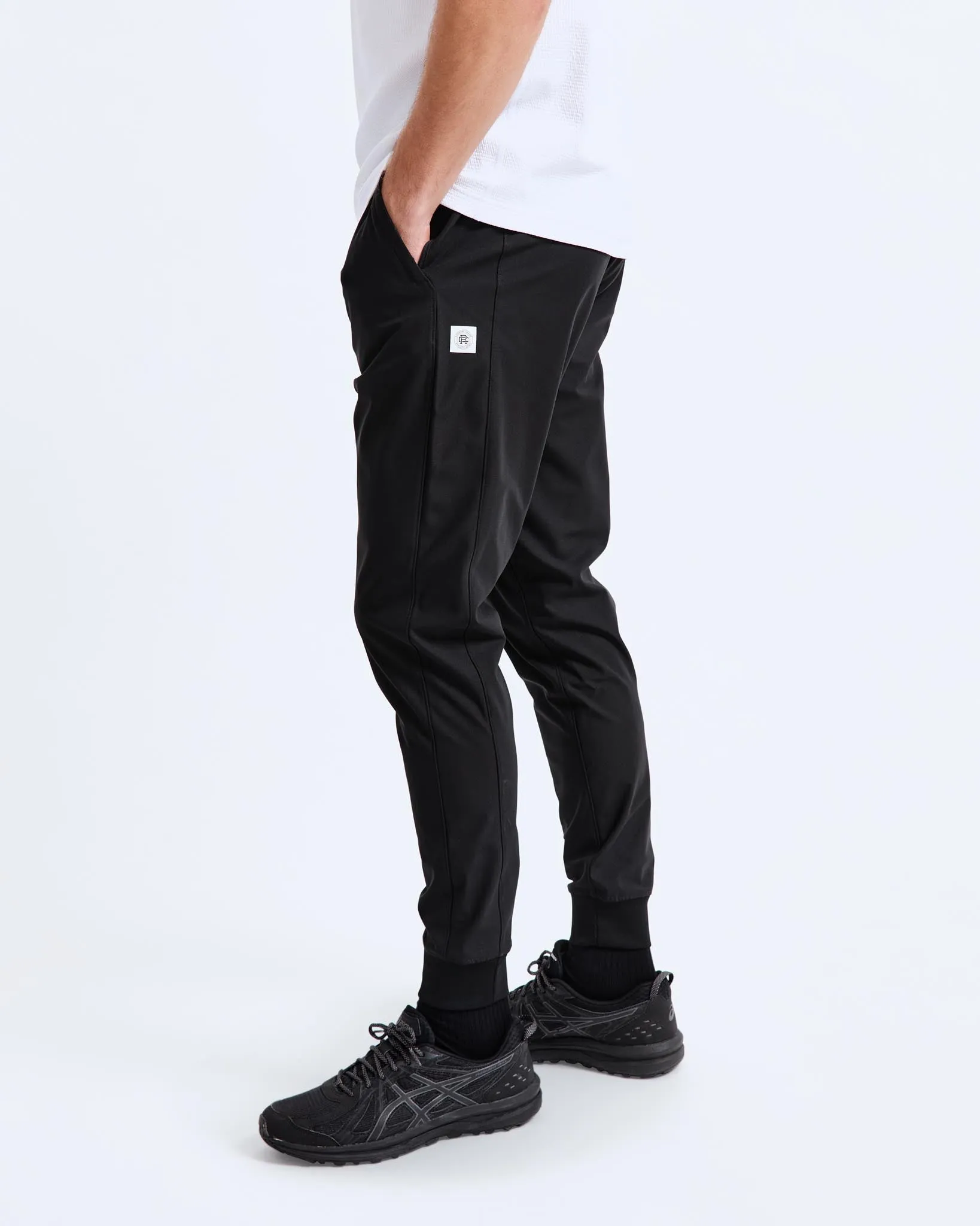 Stretch Warp Knit Coach's Slim Jogger