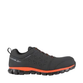 Sublite Cushion Composite-Toe Athletic Work Shoe Black/Orange