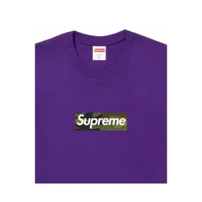 Supreme Camo Box Logo Tee FW23 Purple