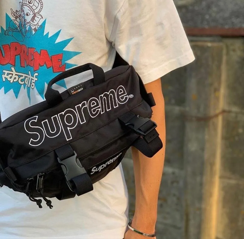 Supreme Large Waist Bag Black