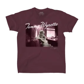 Tammy Wynette Tour Bus T-Shirt (Maroon)