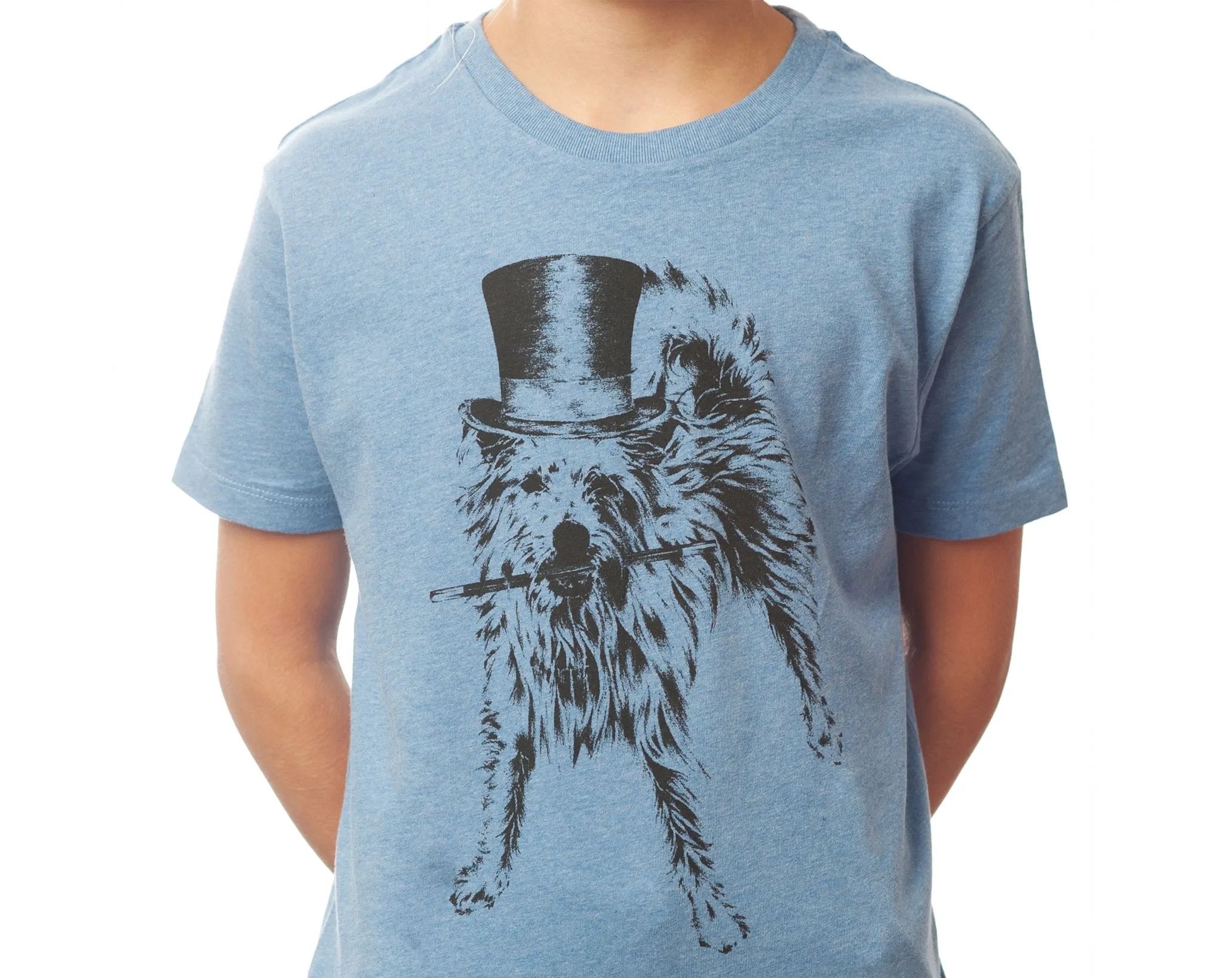 The Magical Pooch - Kids T-shirt - Heather Blue