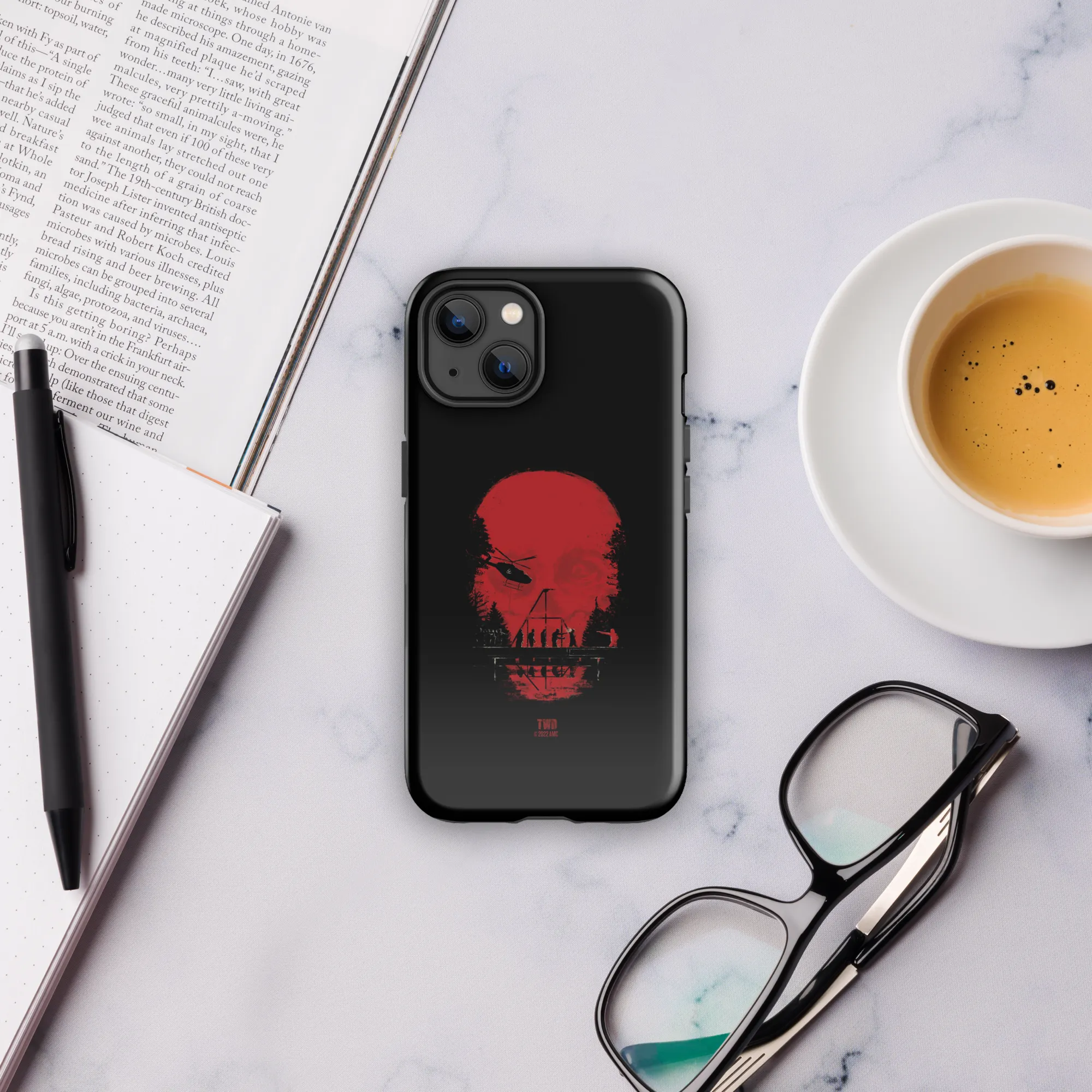 The Walking Dead Skull Tough Phone Case - iPhone