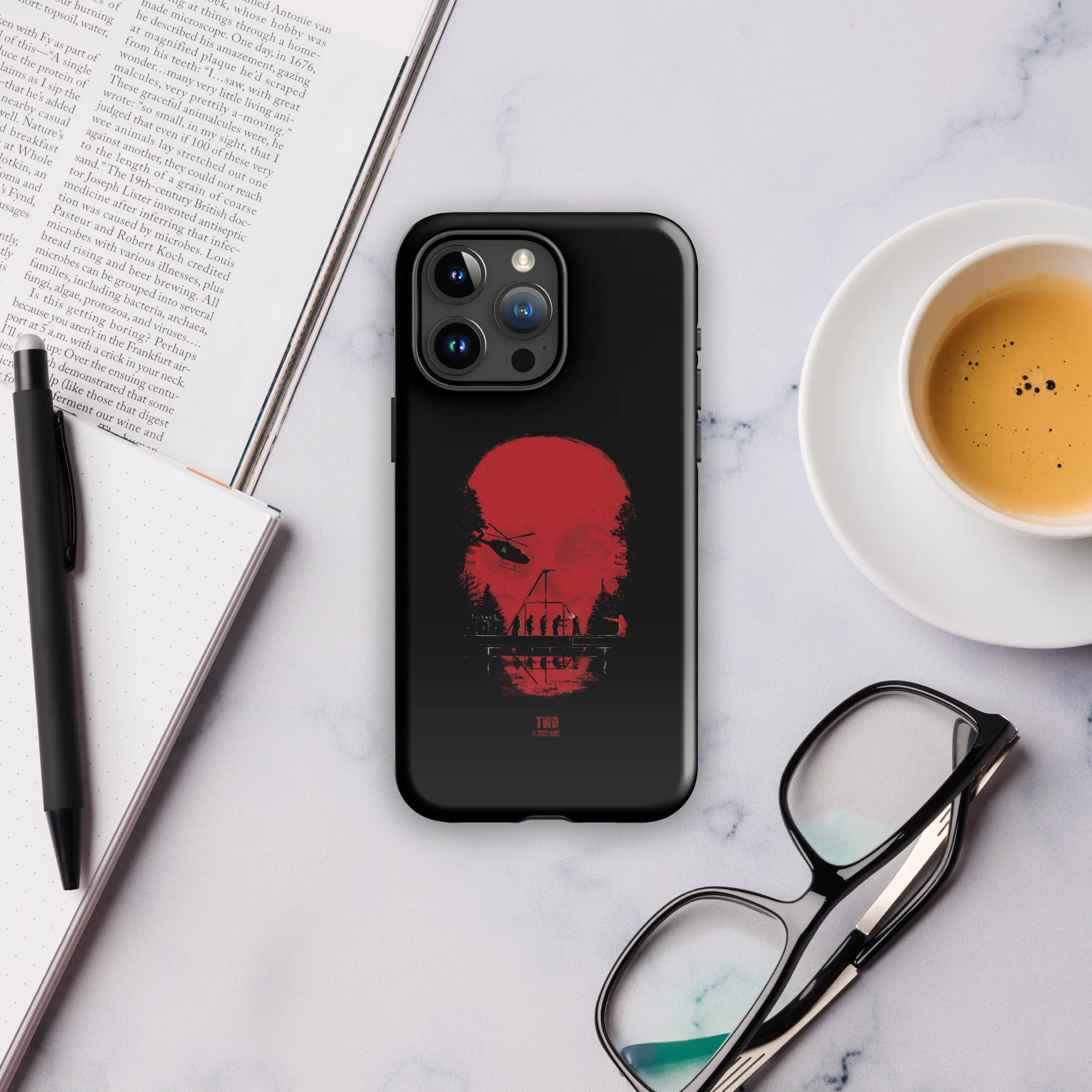 The Walking Dead Skull Tough Phone Case - iPhone