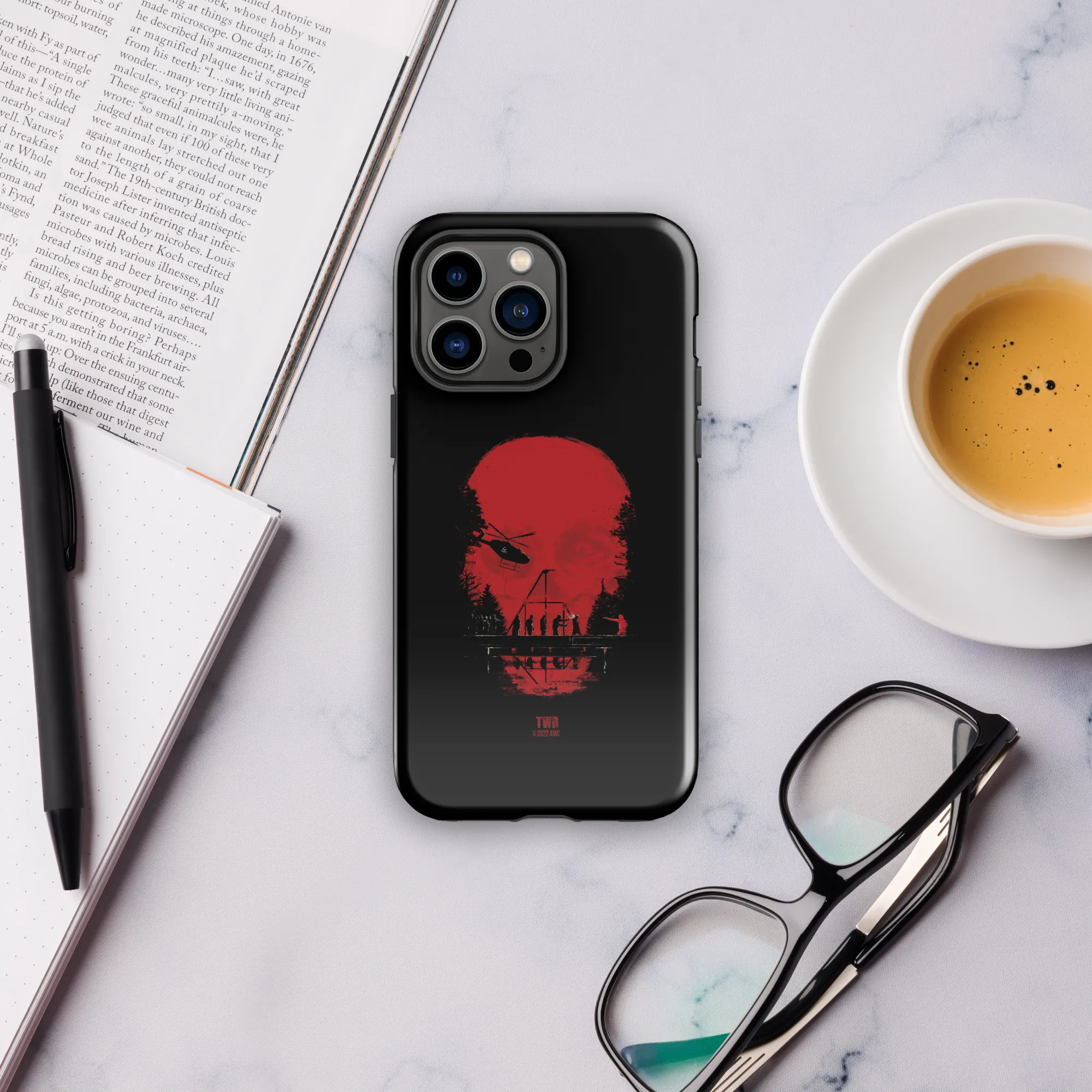 The Walking Dead Skull Tough Phone Case - iPhone