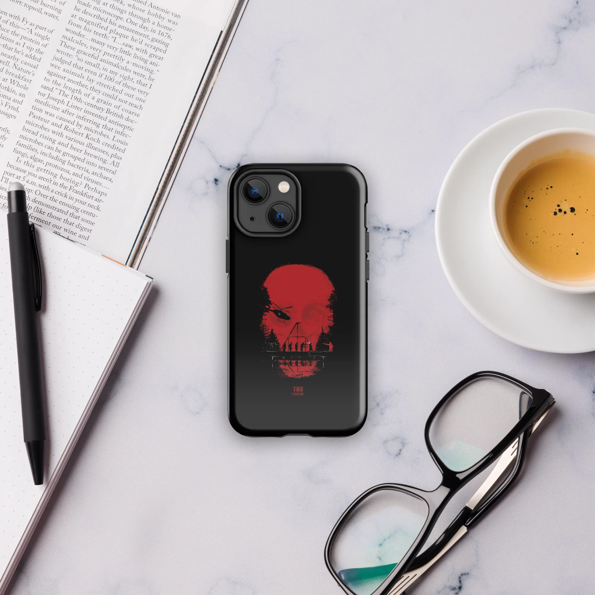 The Walking Dead Skull Tough Phone Case - iPhone