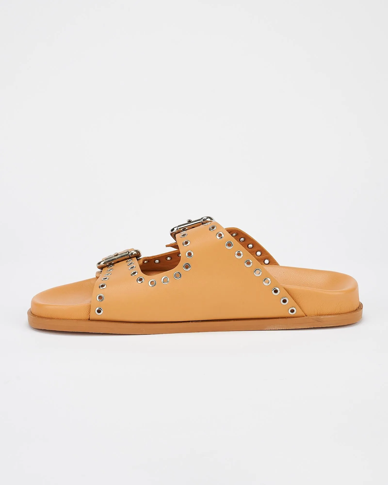 Thea Footbed Tan/Silver