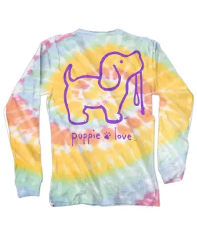 TIE DYE #2 PUP, YOUTH LS