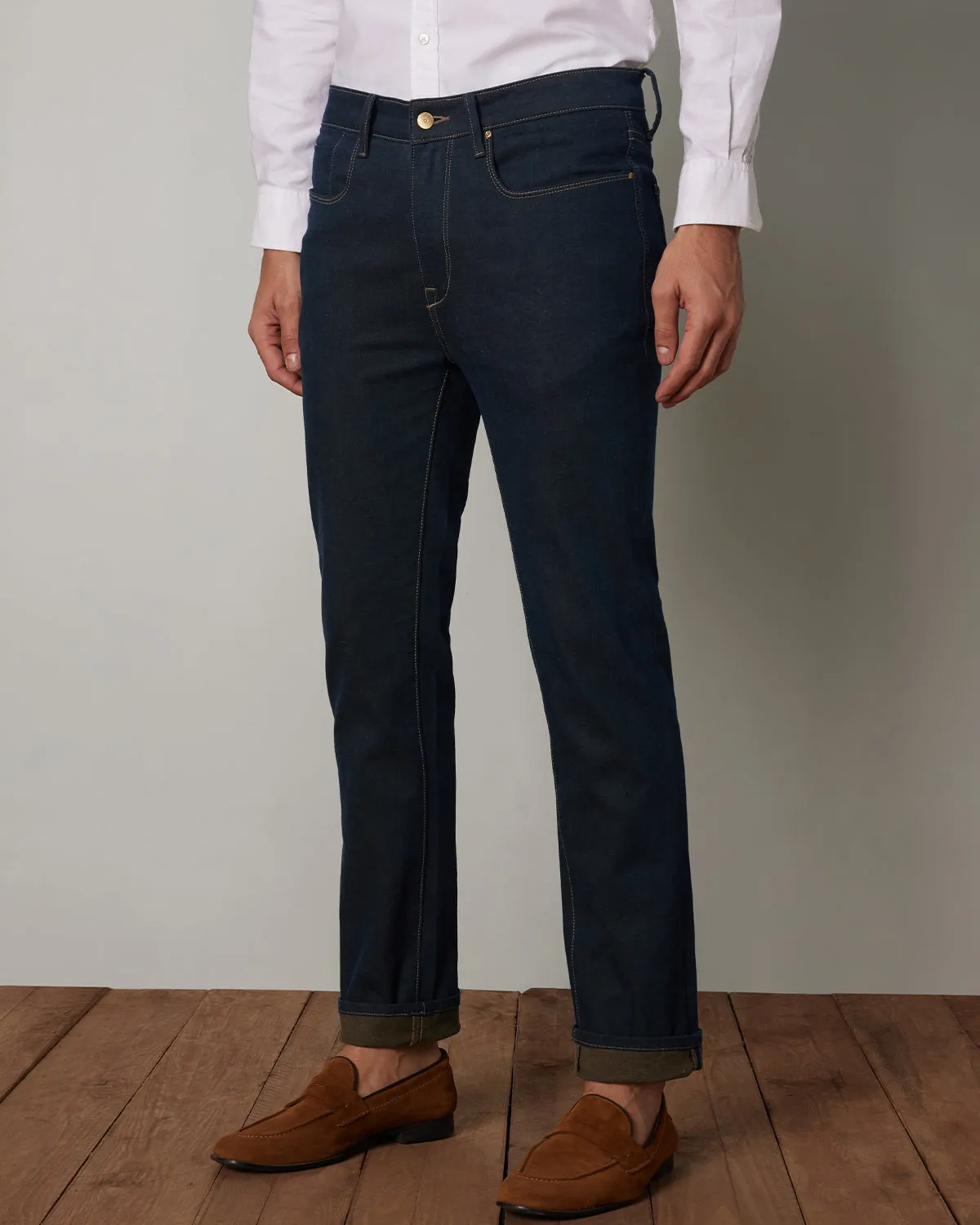 Tinted Indigo Stretch Jeans