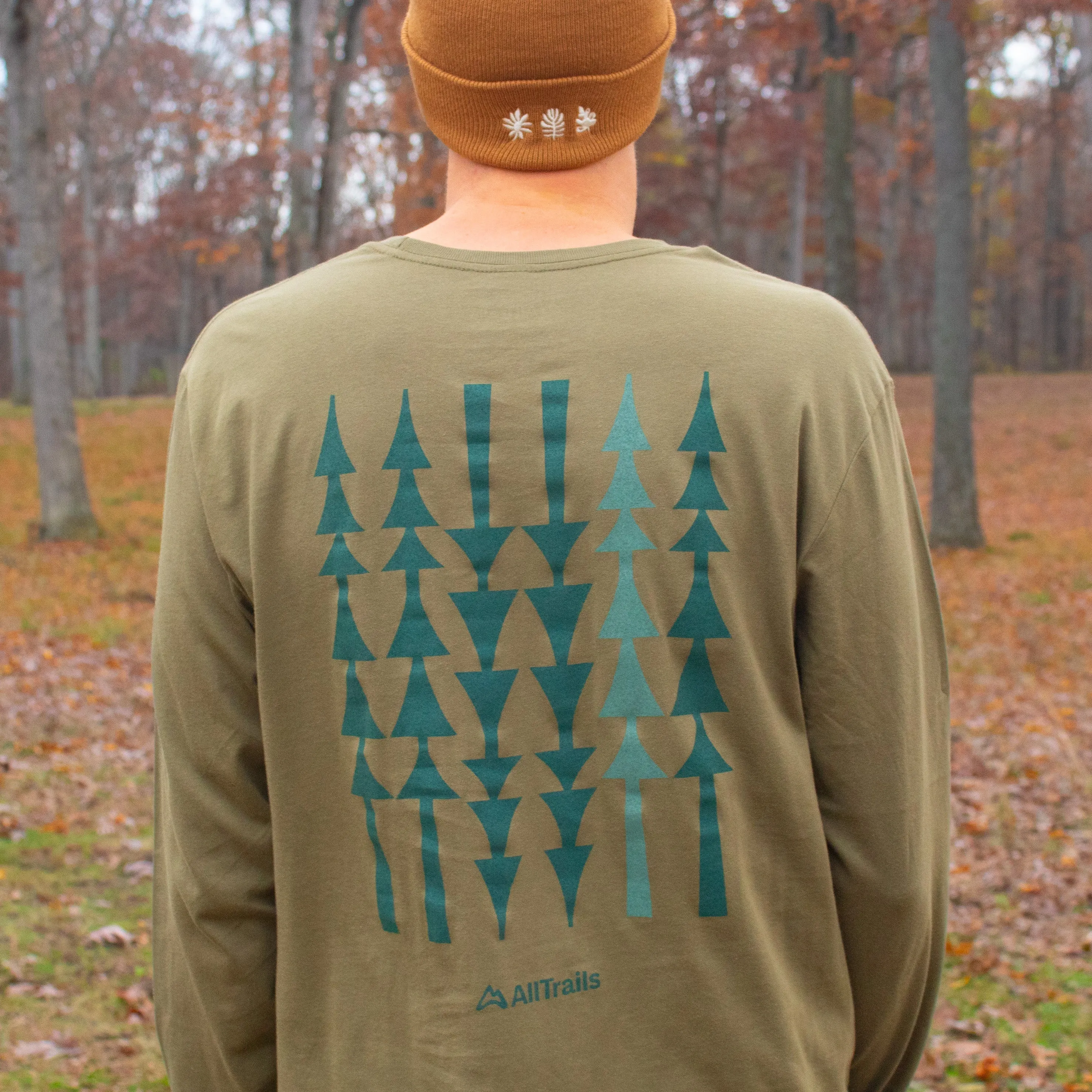 Treeline Long Sleeve Tee - Heather Pine