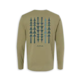 Treeline Long Sleeve Tee - Heather Pine