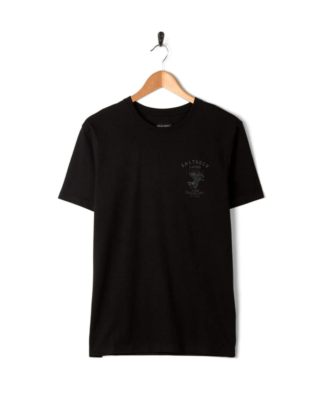 Vegas Cocktail - Mens Short Sleeve T-Shirt - Black