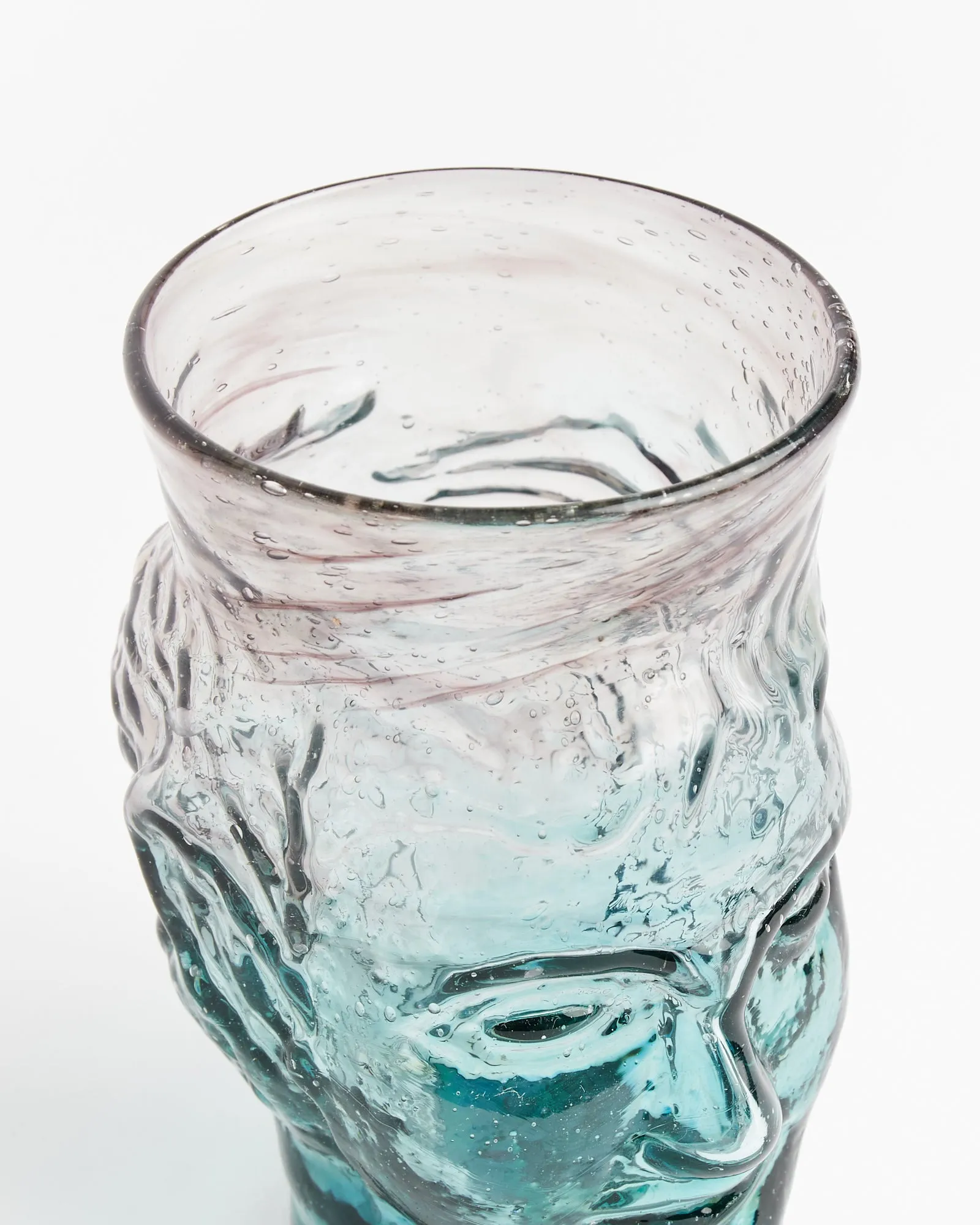 Verre Tete in Mix Purple & Turquoise