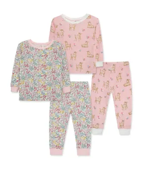 Woodland 4-Piece Bamboo Pajama Set (12M-24M)