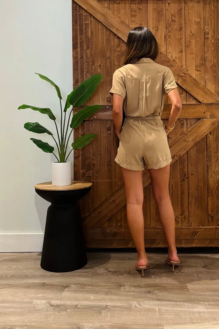 Zuri Romper / Latte